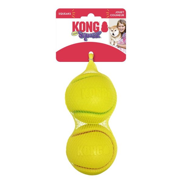 KONG Squeezz Tennis Balls  Medium