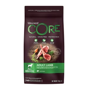 Wellness Core Grain Free Adult Lamb Ξηρά Τροφή χωρίς Σιτηρά για Ενήλικους Σκύλους με Αρνί 1.8kgWellness Core Grain Free Adult Lamb Ξηρά Τροφή χωρίς Σιτηρά για Ενήλικους Σκύλους με Αρνί 1.8kg