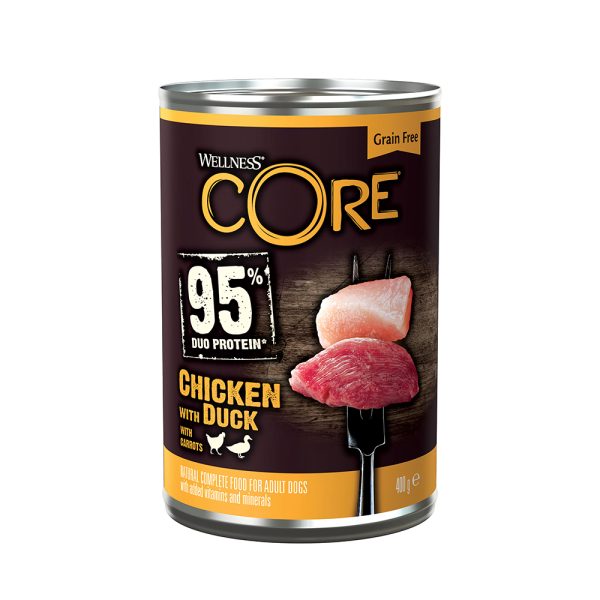Wellness Core Duo Protein Κοτόπουλο & Πάπια 400gr