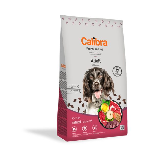 Calibra Dog Premium Line Adult Beef 12Kgr