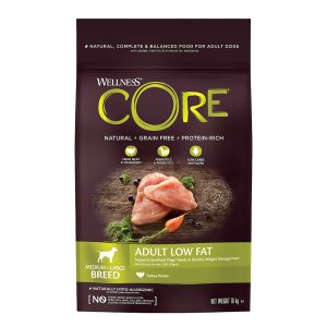 Wellness Core Low Fat Adult Ξηρά Τροφή Διαίτης για Ενήλικους Σκύλους Μεσαίων & Μεγαλόσωμων Φυλών με Γαλοπούλα 10kgWellness Core Low Fat Adult Ξηρά Τροφή Διαίτης για Ενήλικους Σκύλους Μεσαίων & Μεγαλόσωμων Φυλών με Γαλοπούλα 10kg