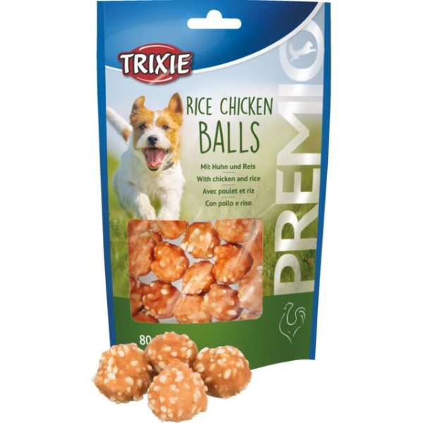 Trixie PREMIO Rice Chicken Balls meat content 77% 80gr
